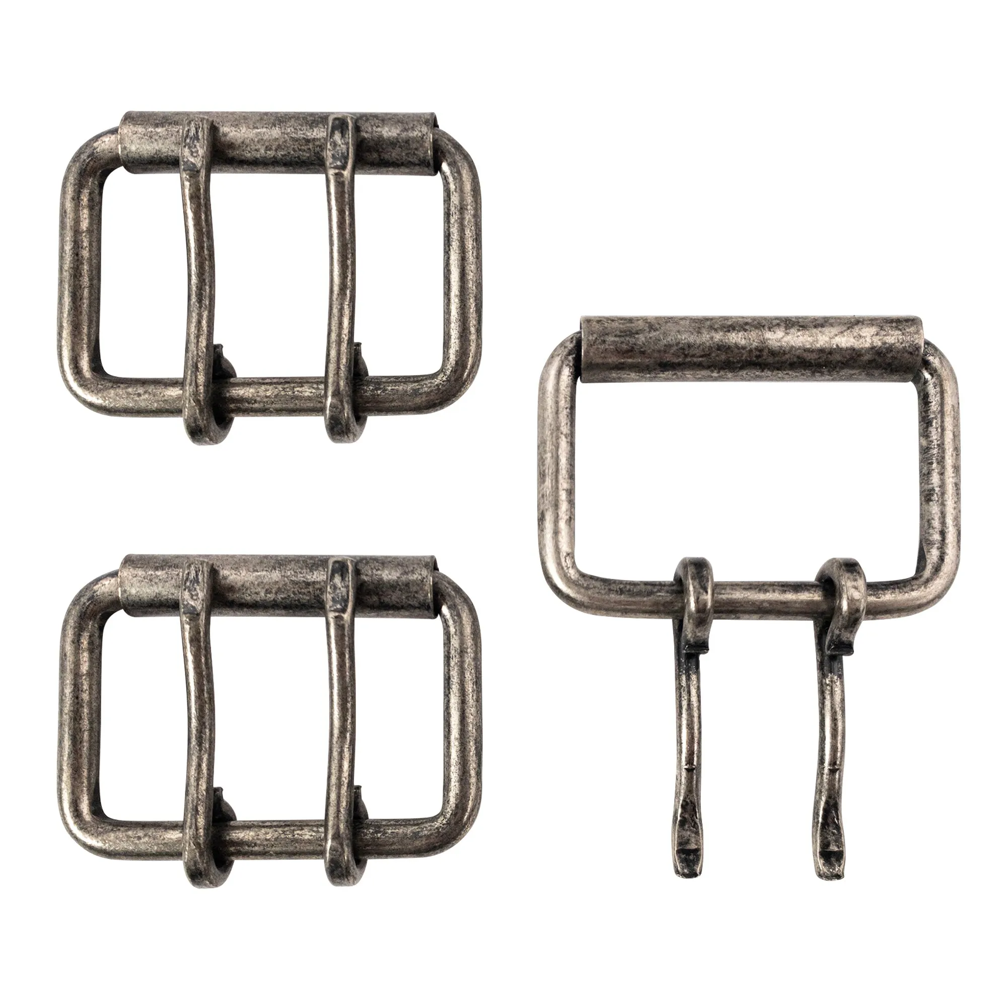 2 Inch Belt Double Prong Buckle Replacement Rustic (54mm)