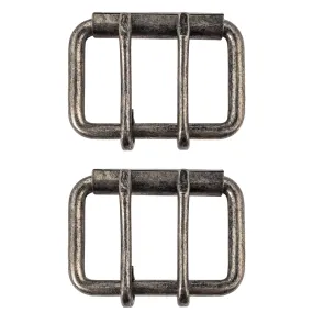 2 Inch Belt Double Prong Buckle Replacement Rustic (54mm)