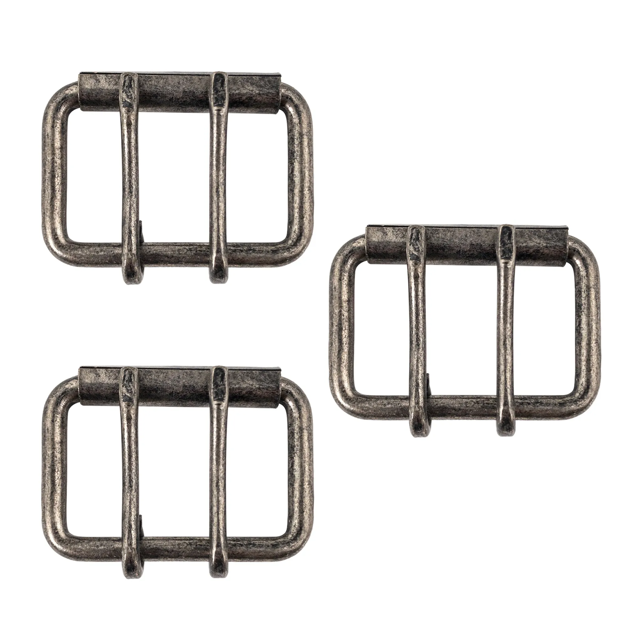 2 Inch Belt Double Prong Buckle Replacement Rustic (54mm)