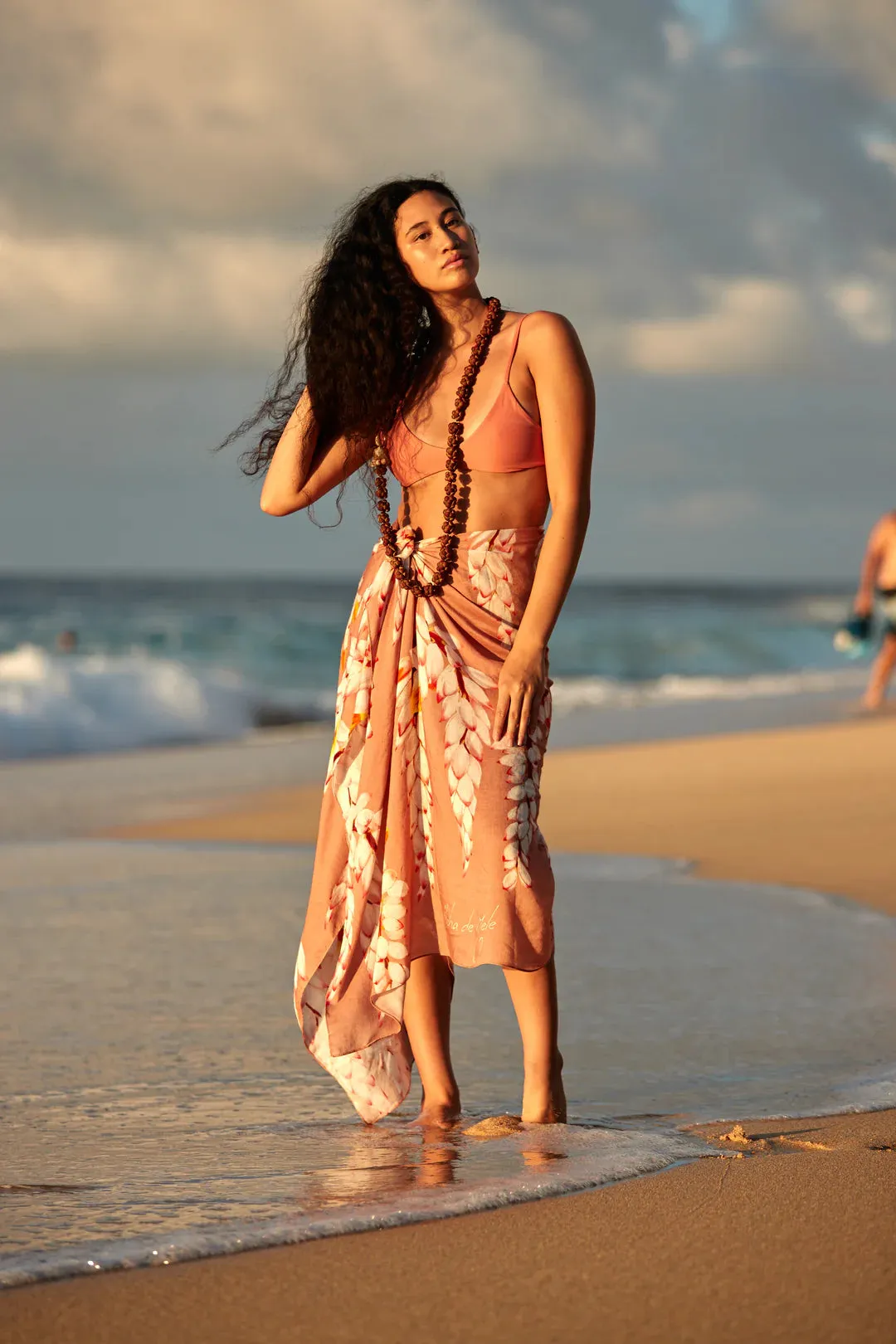 ALOHA DE MELE Pareo-Shell Ginger 23