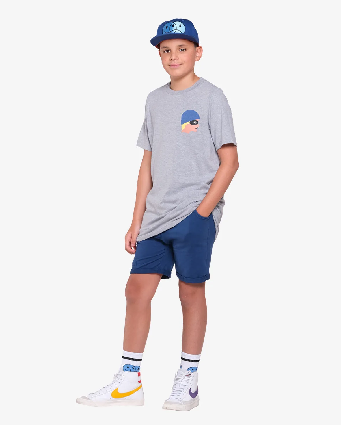 BAND OF BOYS | Ink Blue Relaxed Shorts