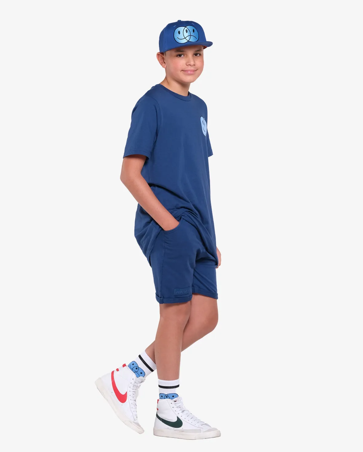 BAND OF BOYS | Ink Blue Relaxed Shorts