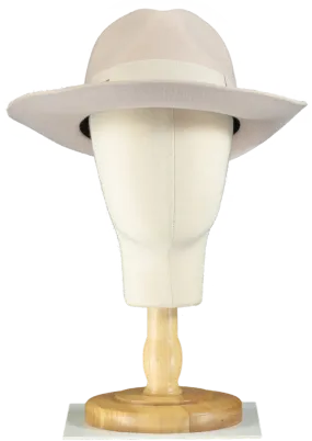 Bonita Cream Bride Fedora Hat UK M