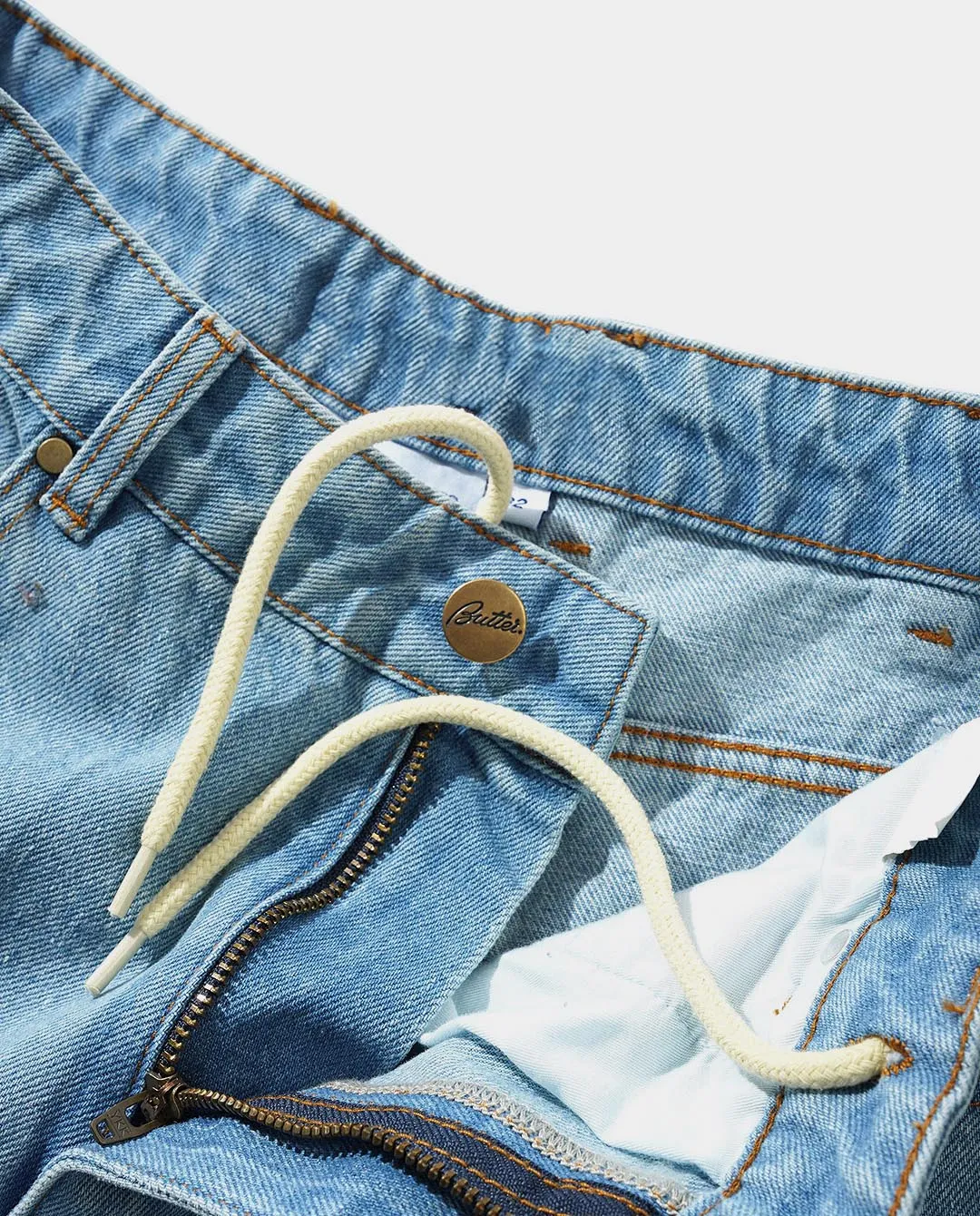 Butter Goods - Lock Denim Shorts - Light Indigo