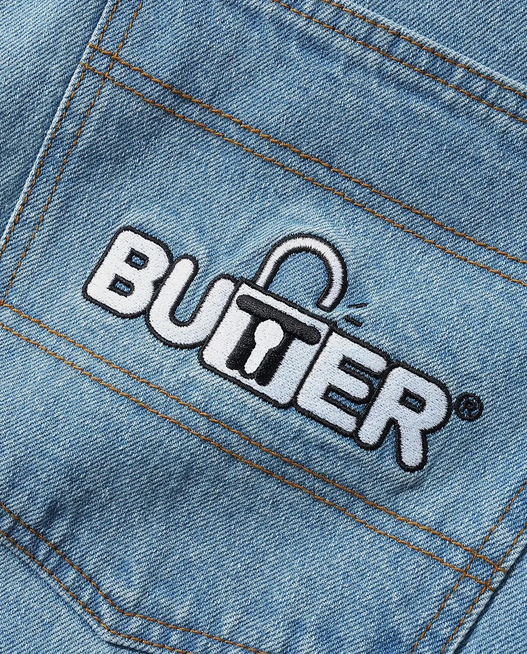 Butter Goods - Lock Denim Shorts - Light Indigo