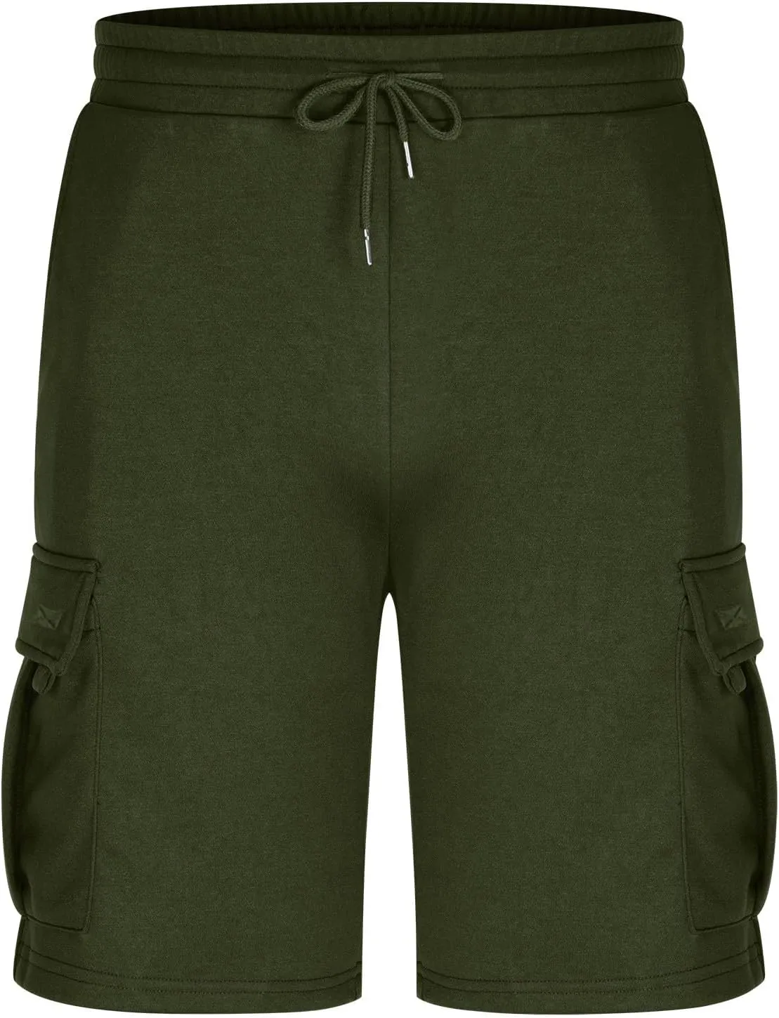 Cargo Shorts for Men Athletic Shorts Stylish Multic-Pockets Shorts Man Basketball Summer Casual Drawstring Shorts Relaxed Fit