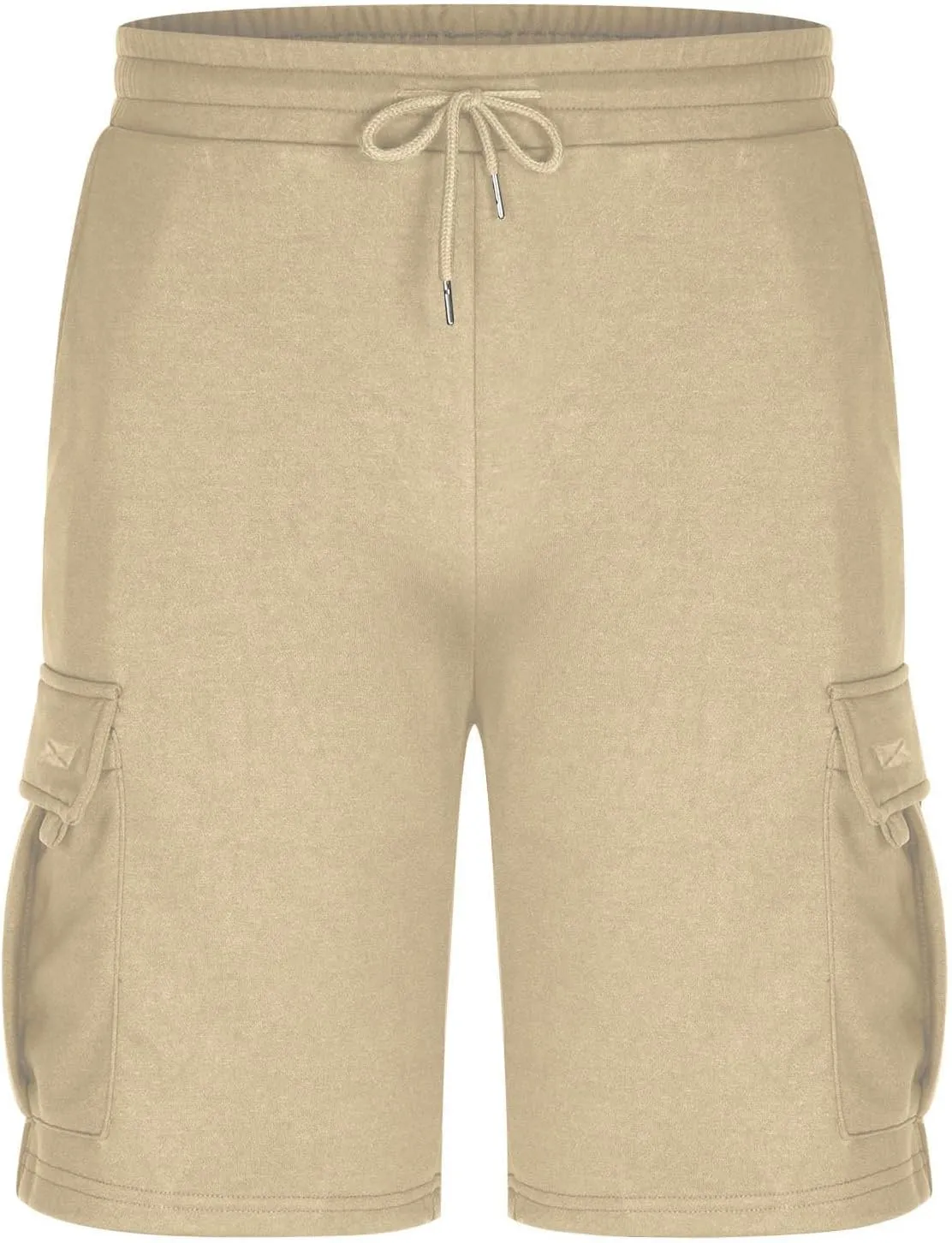 Cargo Shorts for Men Athletic Shorts Stylish Multic-Pockets Shorts Man Basketball Summer Casual Drawstring Shorts Relaxed Fit