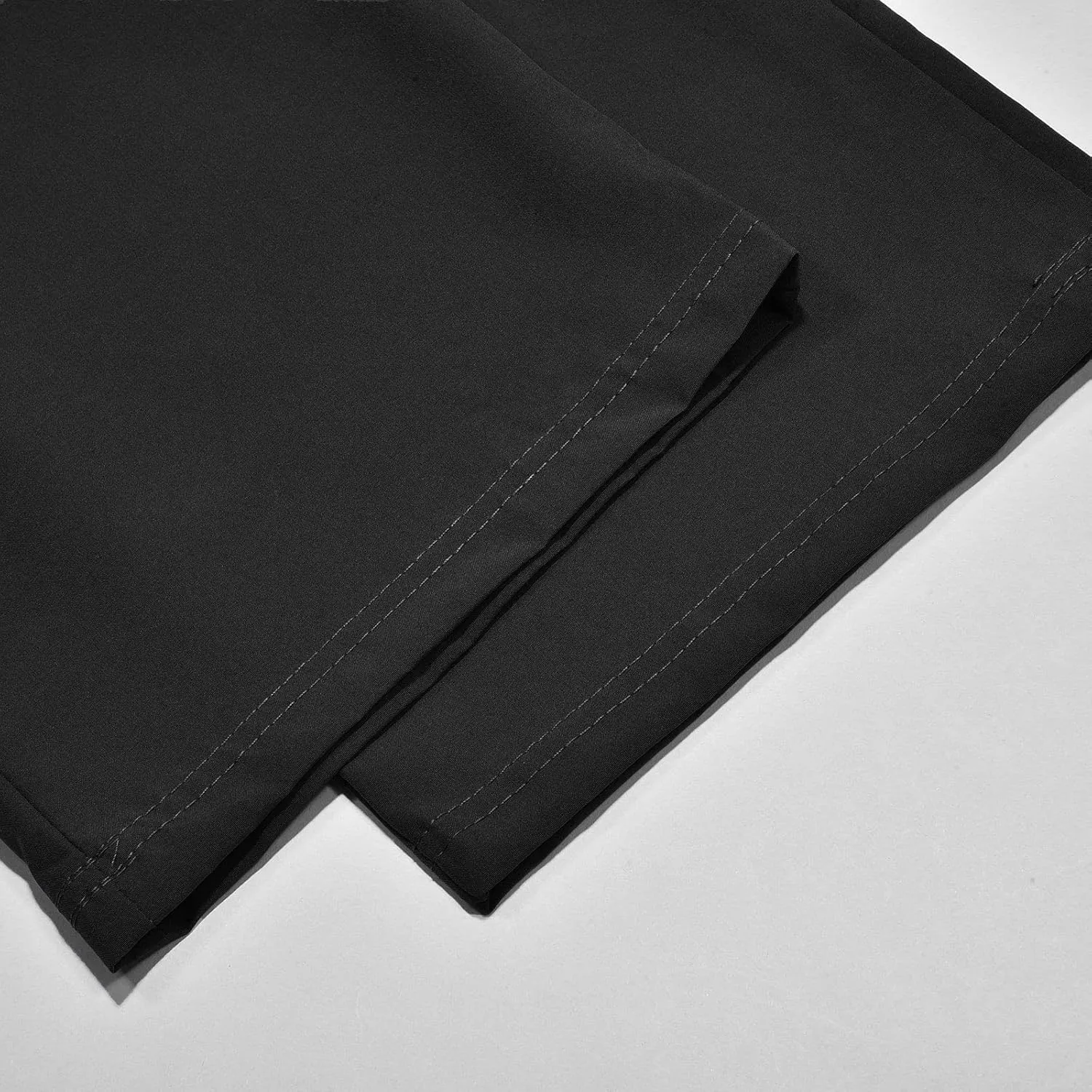 Casual Pants for Men Solid Drawstring Loose Fit Lightweight Straight Leg Pants Summer Comfort Workout Trousers