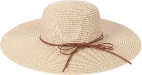 CHIC DIARY Womens Wide Brim Straw Hat Floppy Derby Hat Large Brim Beach Straw Sun Cap UPF 50 