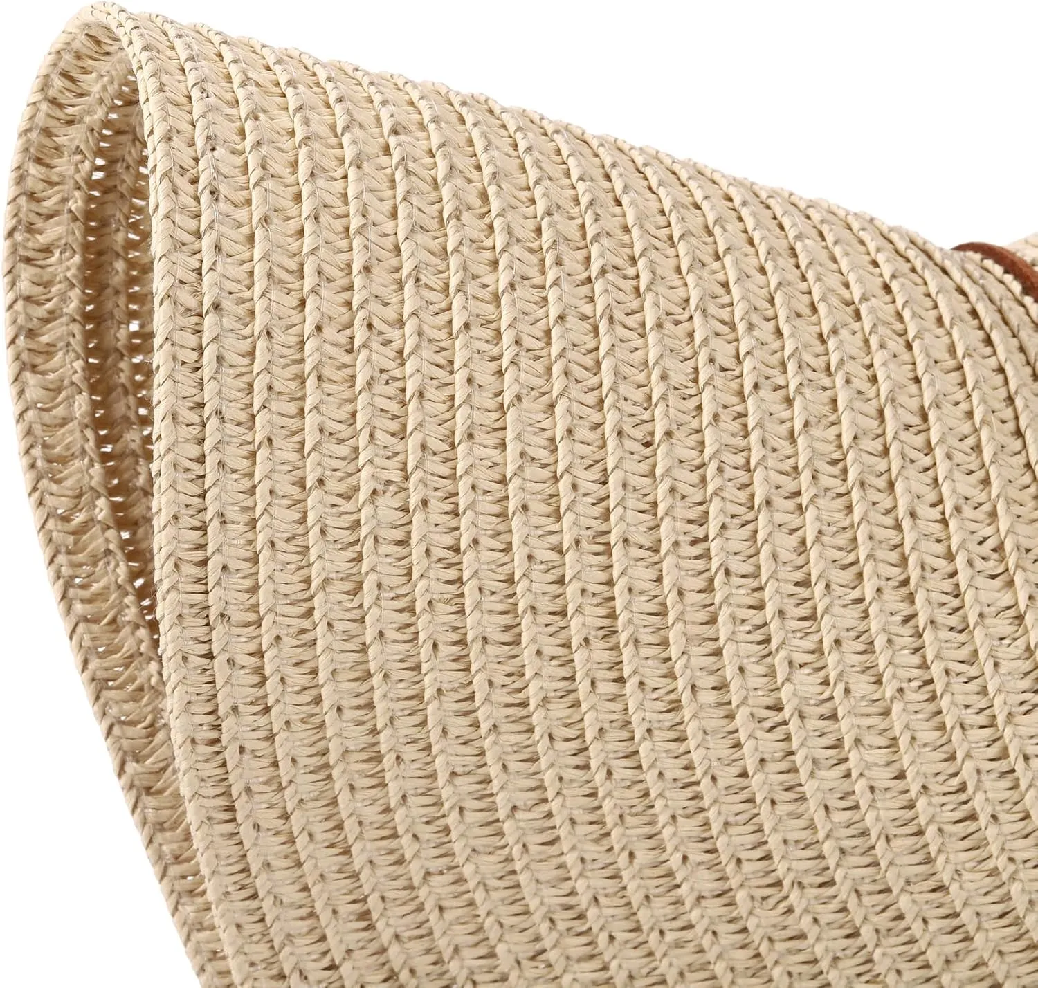 CHIC DIARY Womens Wide Brim Straw Hat Floppy Derby Hat Large Brim Beach Straw Sun Cap UPF 50 
