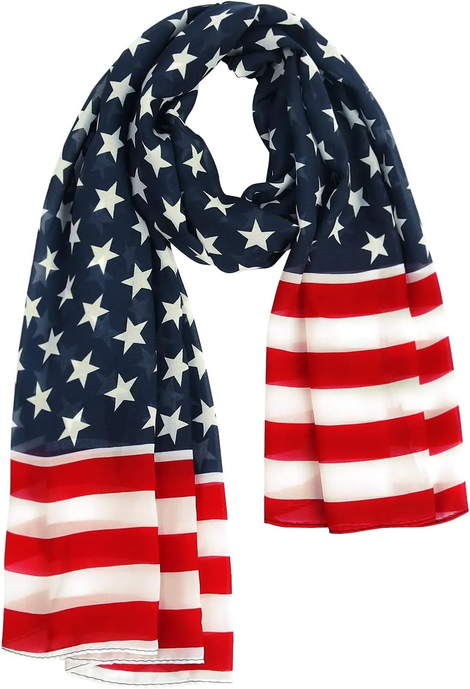 E-Clover Women Soft Floral Print Shawl Chiffon Sheer Scarf