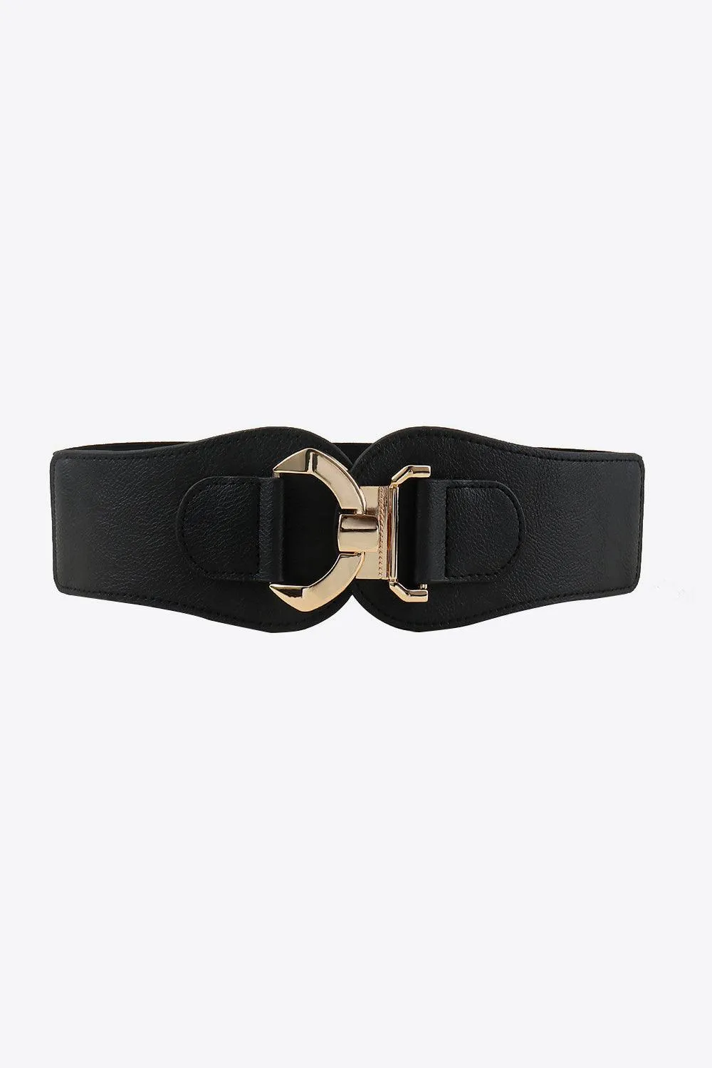 Elegant Alloy Closure Elastic Waist Belt for Stylish Comfort