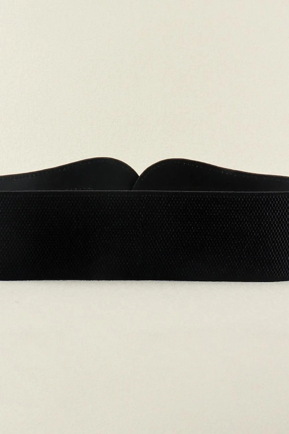Elegant Alloy Closure Elastic Waist Belt for Stylish Comfort