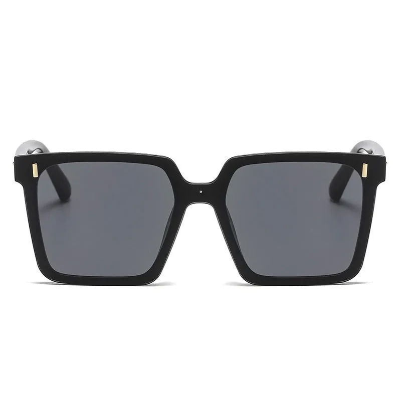 Elegant Simple Style Solid Color Pc Square Full Frame Women's Sunglasses