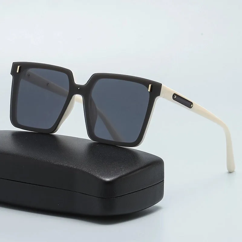 Elegant Simple Style Solid Color Pc Square Full Frame Women's Sunglasses
