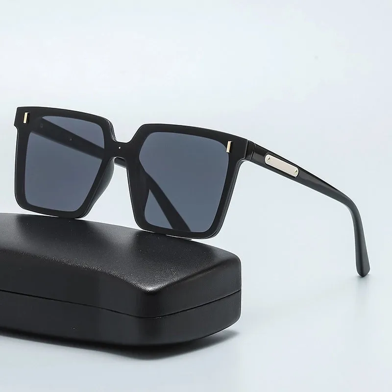 Elegant Simple Style Solid Color Pc Square Full Frame Women's Sunglasses