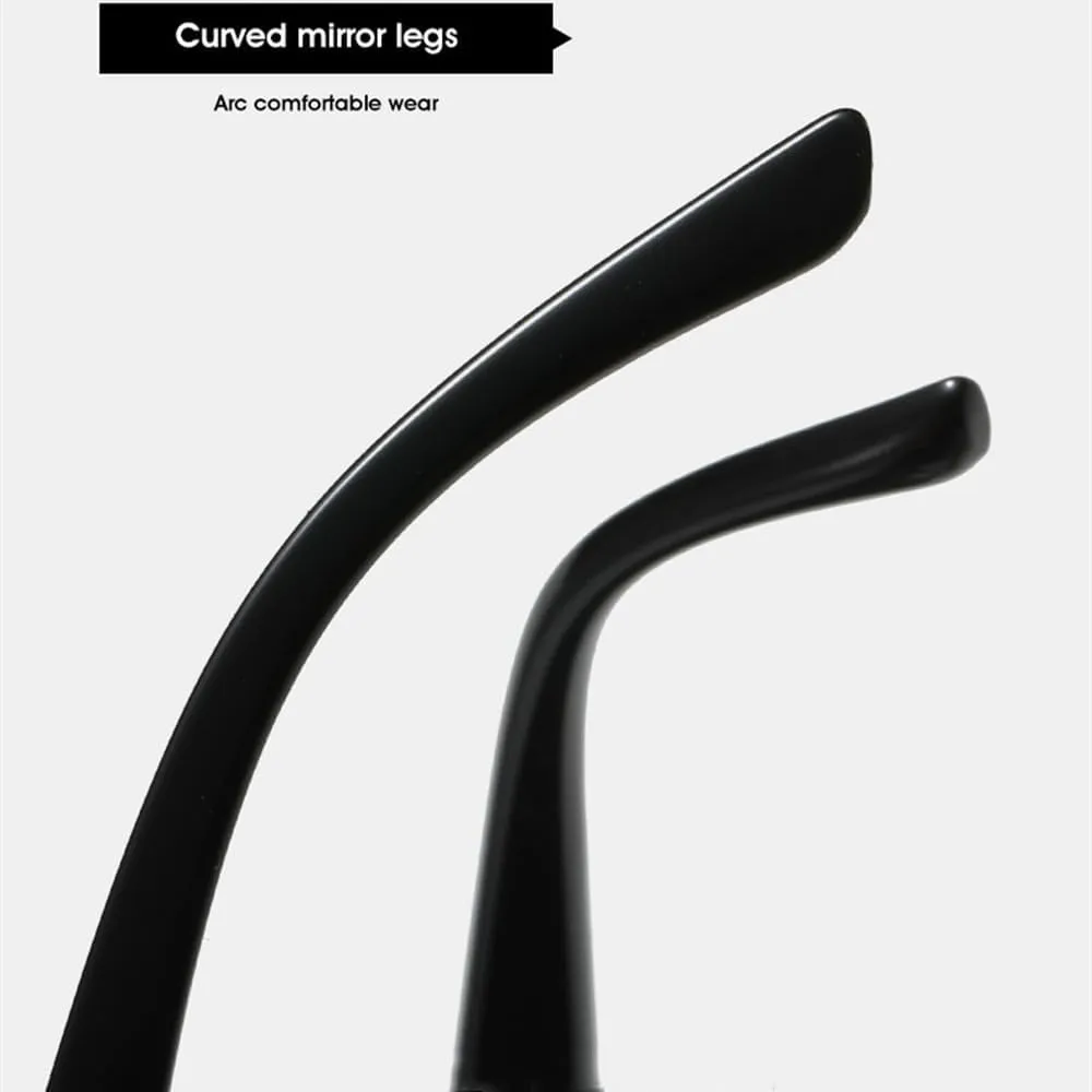 Fashion Trendy Women Sunglasses Frameless High End Luxury Cycling Shades One-Piece Personalized Sun Glasses UV400