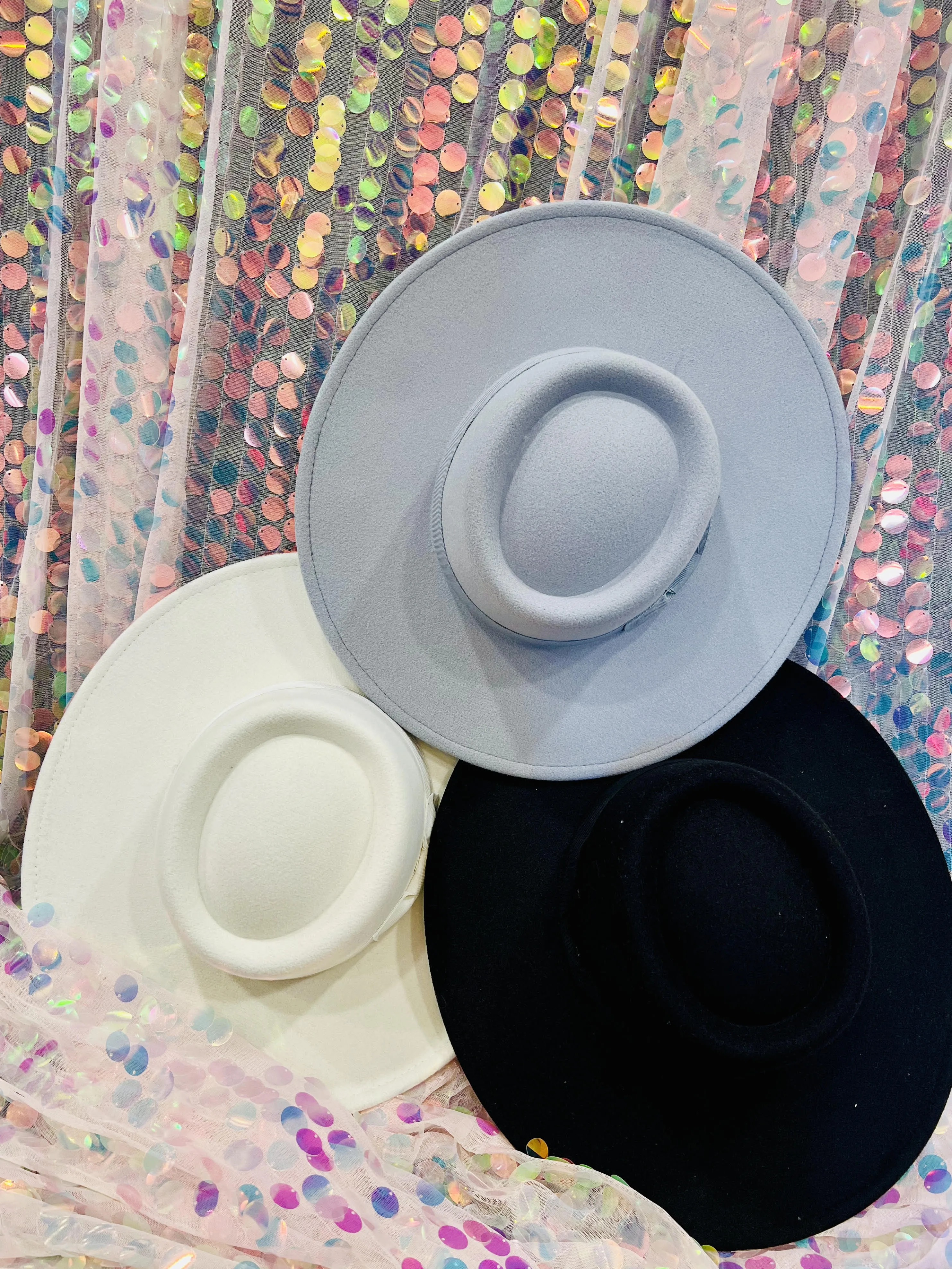 Felt Large Fedora Hat (Color Options!)