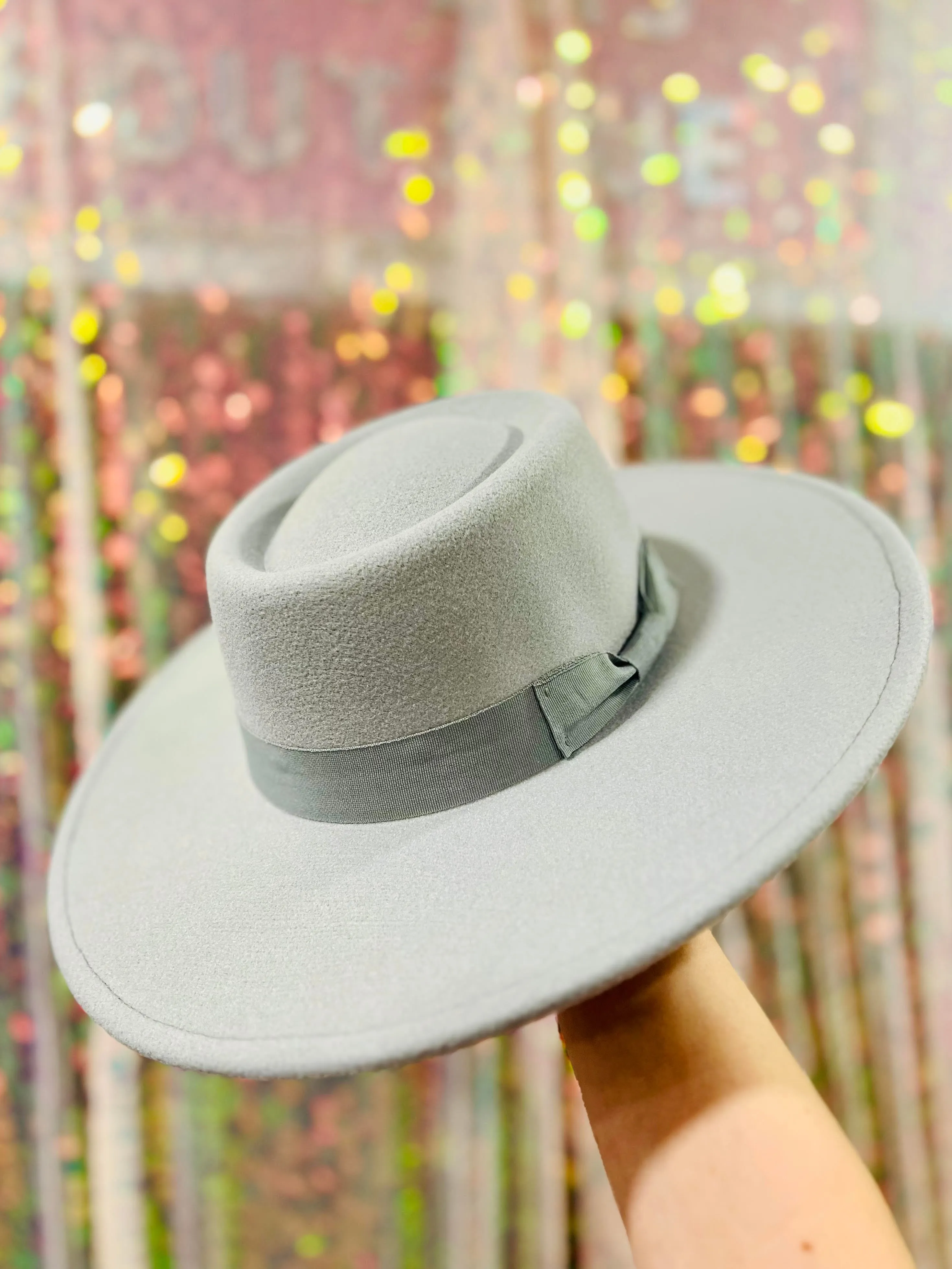 Felt Large Fedora Hat (Color Options!)
