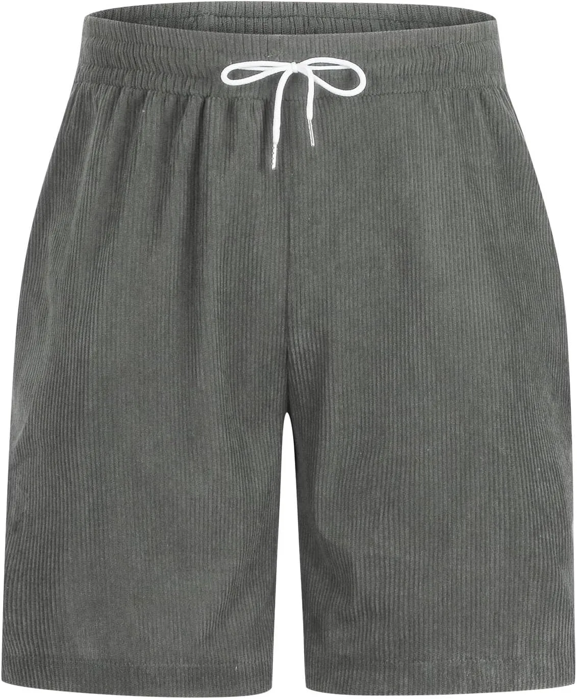 generic Mens Shorts Fashion Spring Fall Corduroy Shorts Boys Casual Relaxed Fit Loungewear Fitness Gym Shorts Elastic Waist