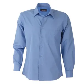 Identitee Men's Mid Blue Rodeo Long Sleeve Shirt