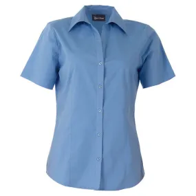 Identitee Women's Mid Blue Rodeo Short Sleeve Shirt