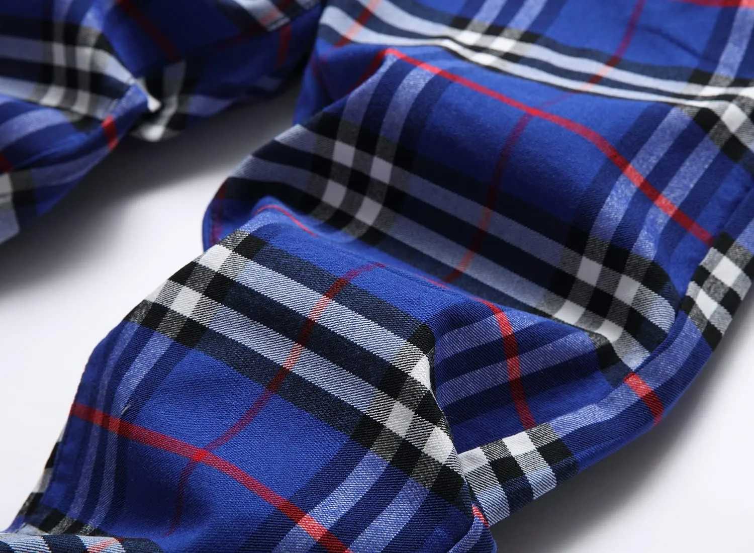 JE&NS Men's Stretch Slim Fit Flat-Front Casual Skinny Chinos Plaid Dress Pants