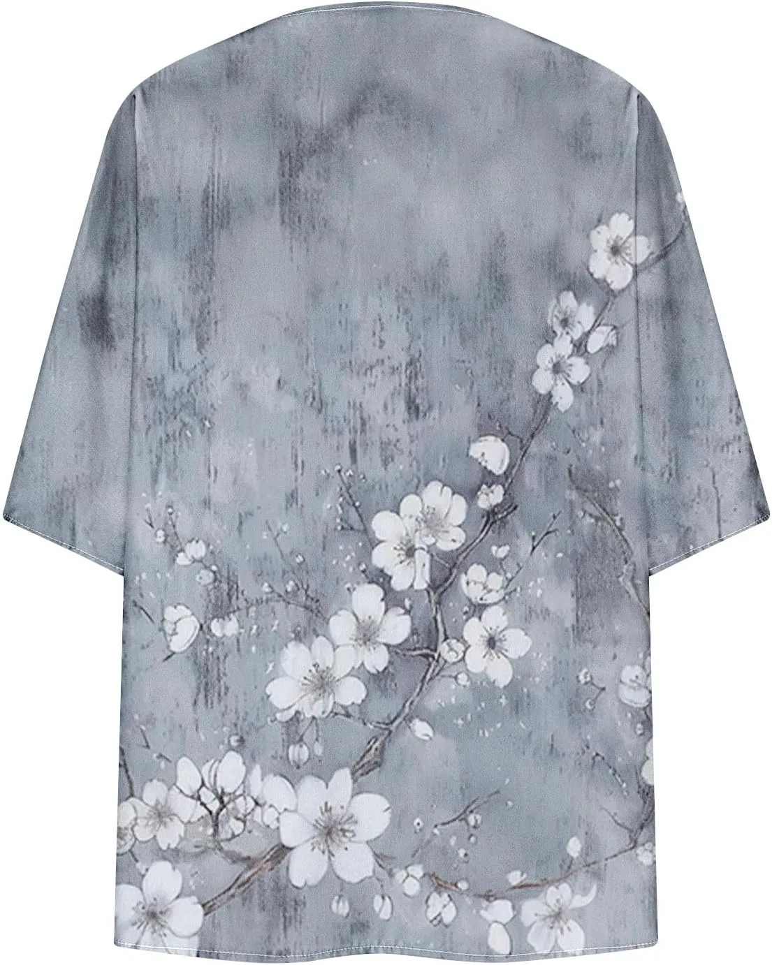 Kimono Cardigans for Women Beach Cover Ups Floral Print Bathing Suit Coverups Plus Size Chiffon Swimsuit Cover Up Top
