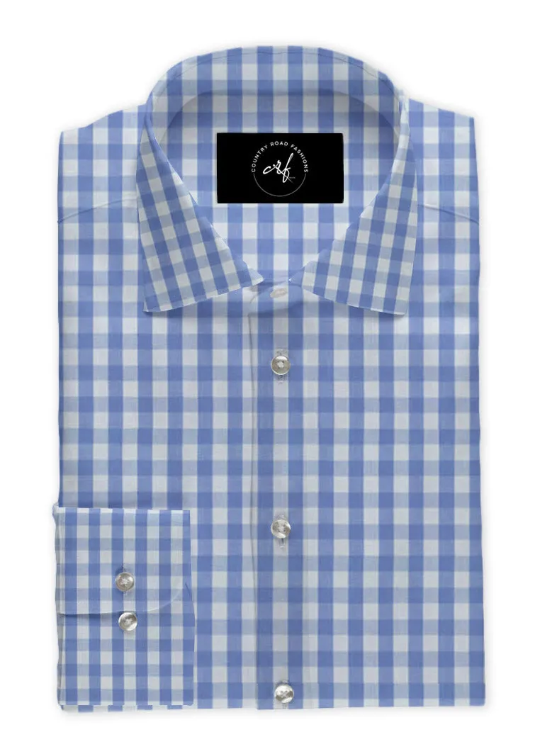 Light Blue Check Shirt