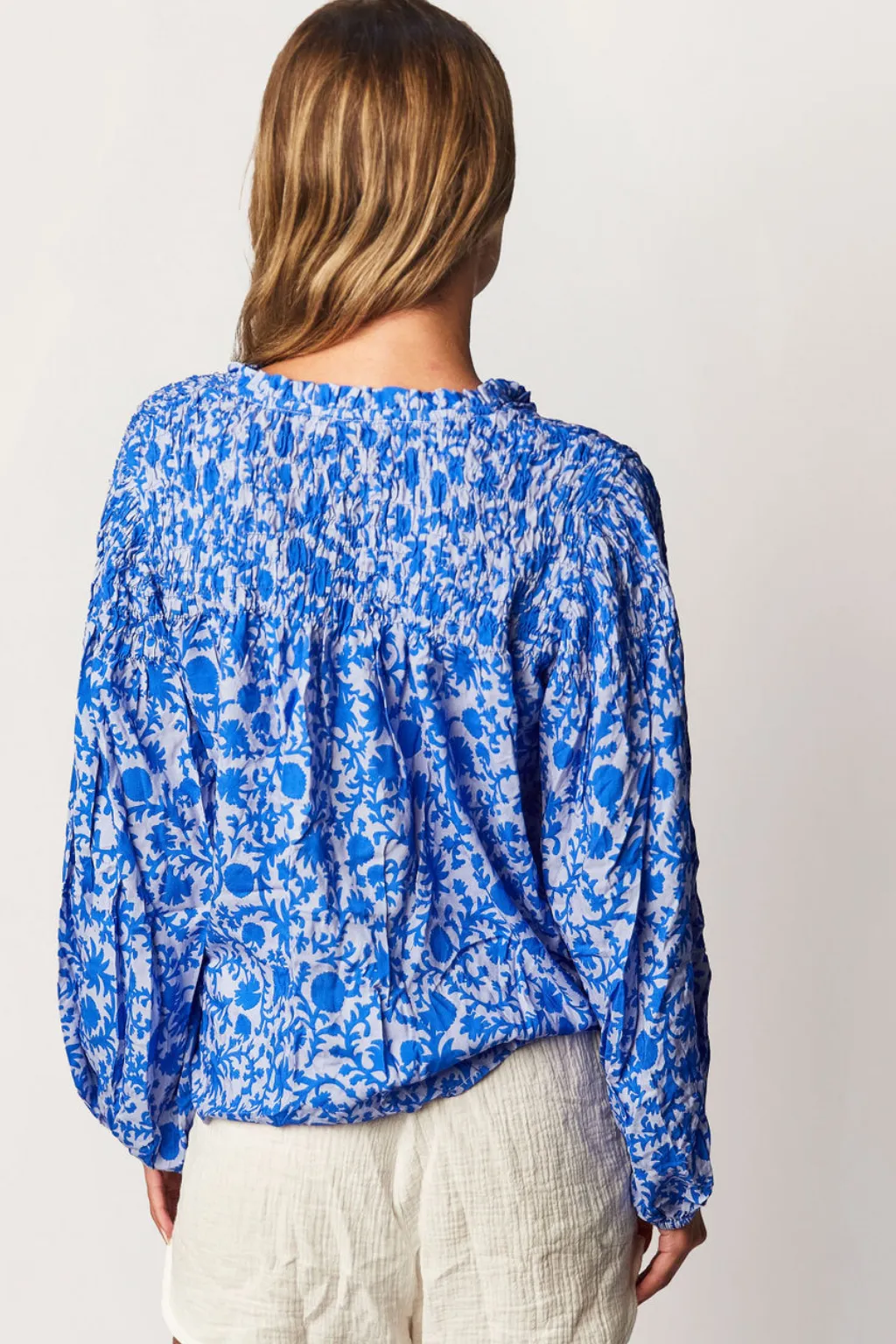 Lorelei Blouse // Blue Blooms