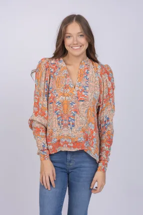Maria Cher Zapala Cora Blouse In Mix 2
