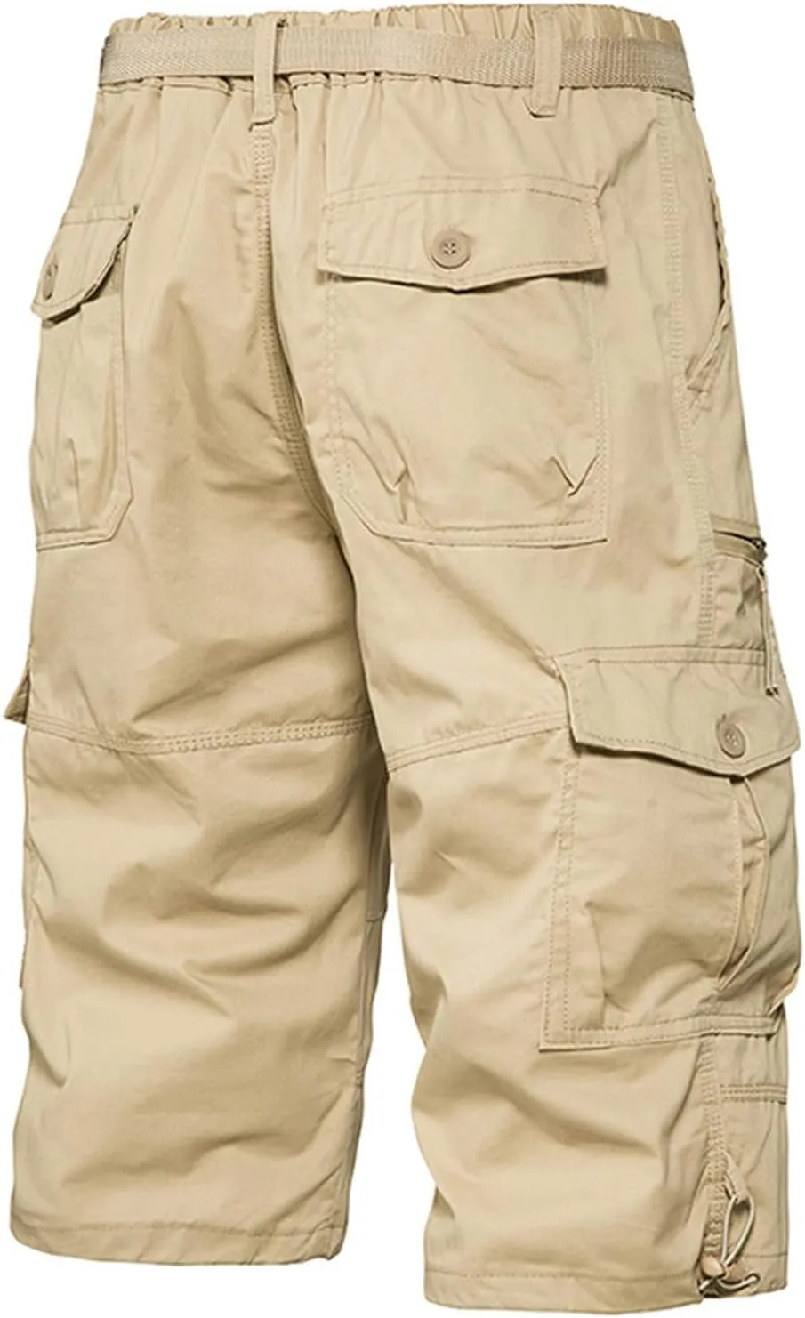Men's Camo Cargo Shorts Relaxed Fit Multi Pockets Camouflage Military Shorts Cotton Twill Outdoor Shorts