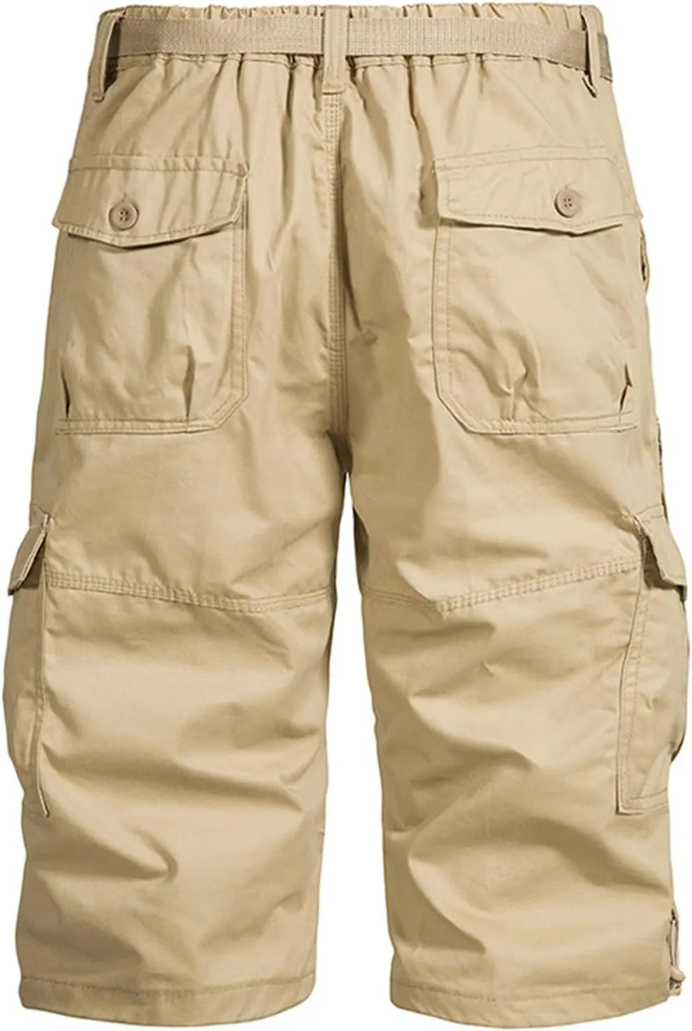 Men's Camo Cargo Shorts Relaxed Fit Multi Pockets Camouflage Military Shorts Cotton Twill Outdoor Shorts
