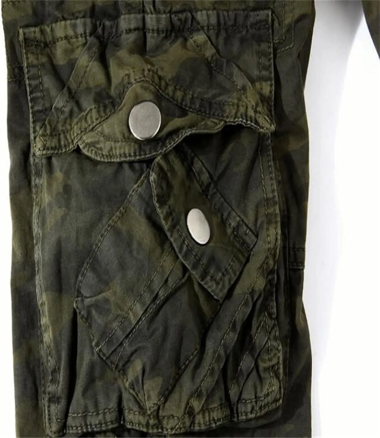 Mens Camo Work Shorts Relaxed Fit Multi-Pocket Camouflage Cargo Shorts Outdoor Fashion Lightweight Hiking Hunting Shorts