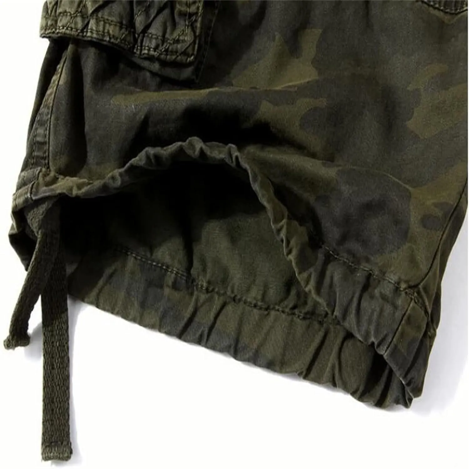 Mens Camo Work Shorts Relaxed Fit Multi-Pocket Camouflage Cargo Shorts Outdoor Fashion Lightweight Hiking Hunting Shorts