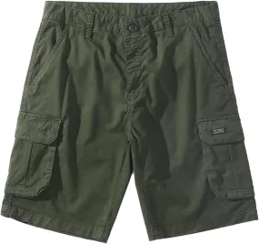Men's Cargo Shorts Relaxed Fit Multi Zipper Straight Linen Shorts Summer Classic 5 Inch Inseam Basic Work Shorts
