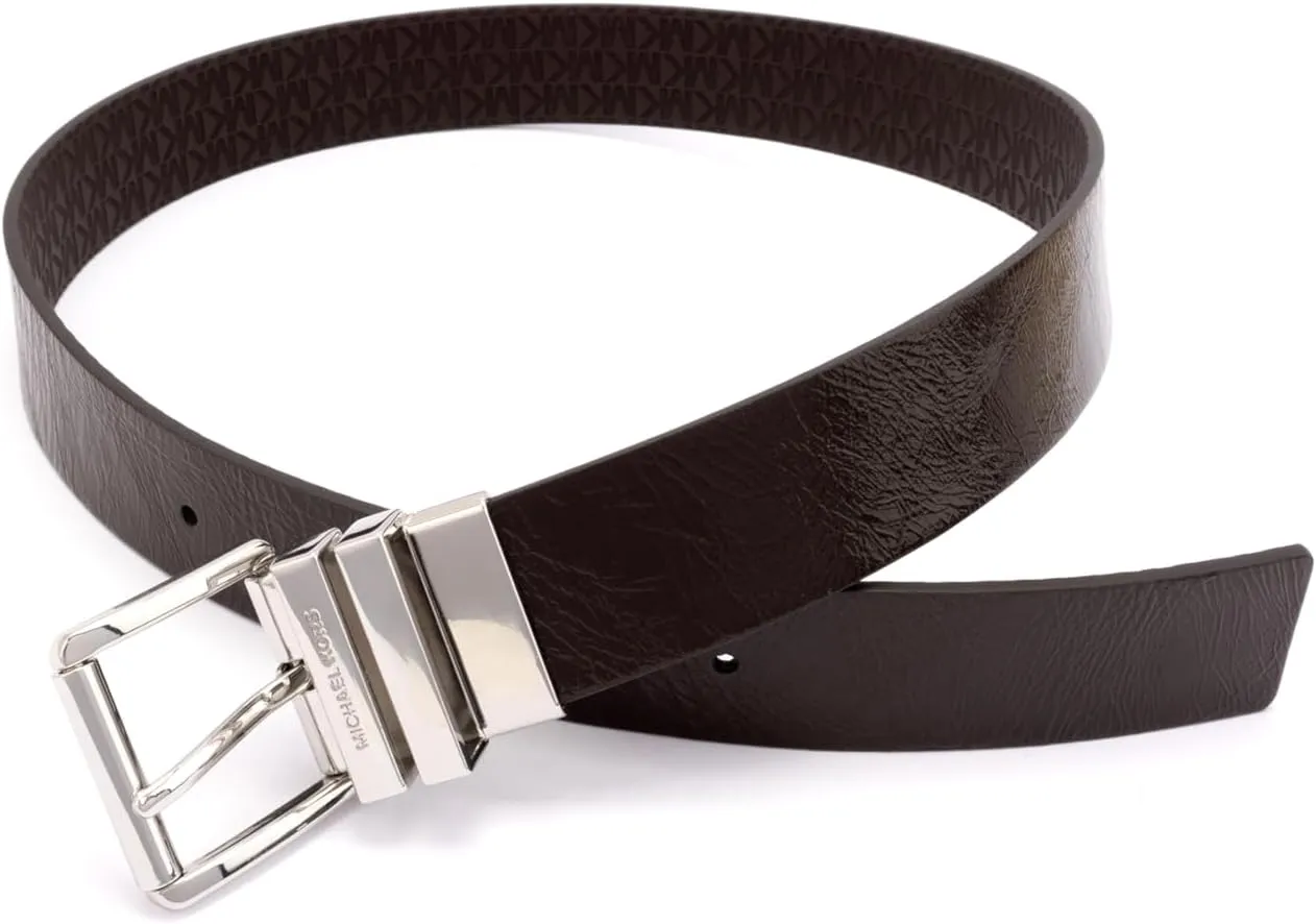 Michael Kors Women's 1.5 Inch Leather Reversible Belt, Stylish Fashion Accessory for Everyday Wear