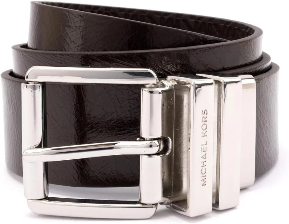 Michael Kors Women's 1.5 Inch Leather Reversible Belt, Stylish Fashion Accessory for Everyday Wear