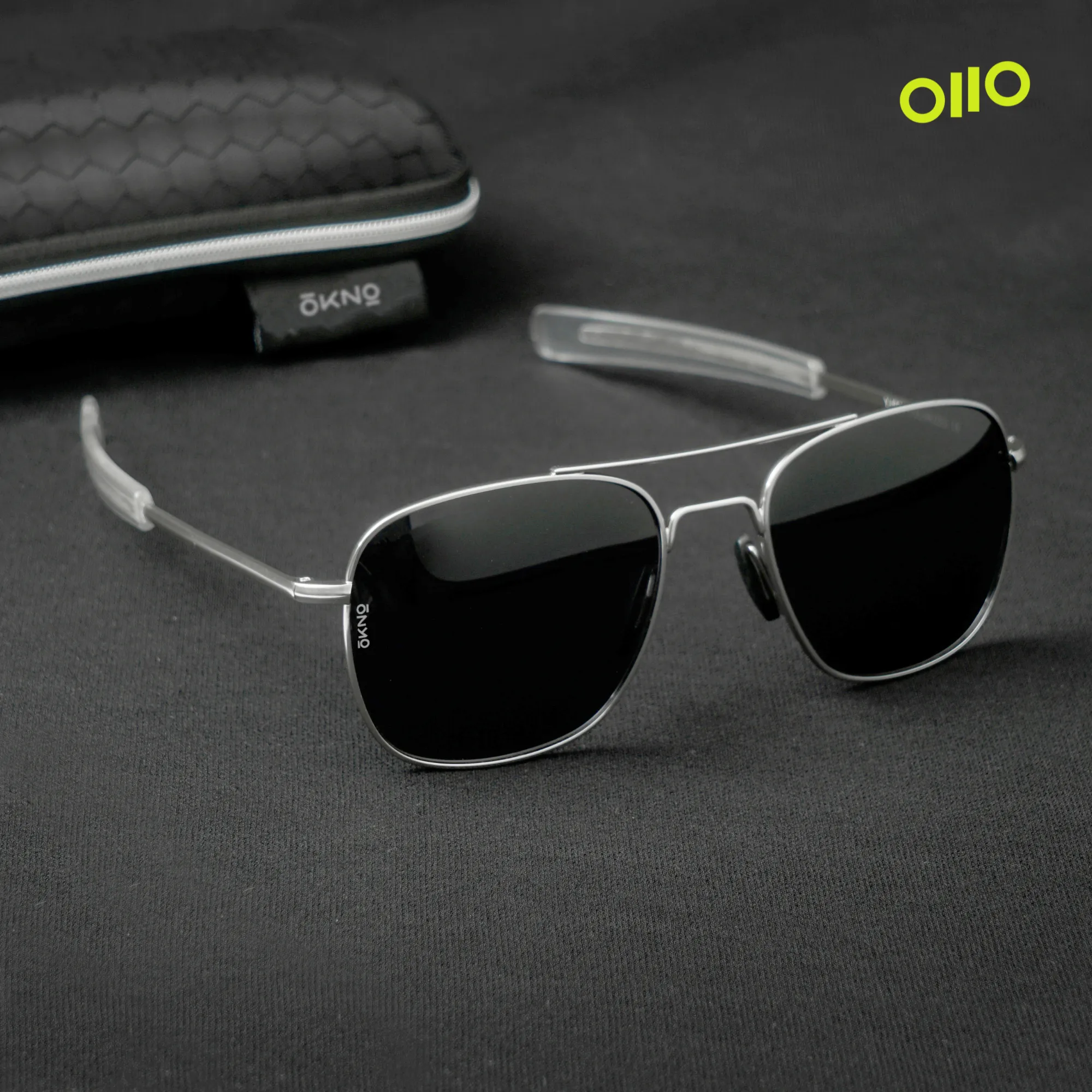 NightFire Silver Black Power Sunglasses