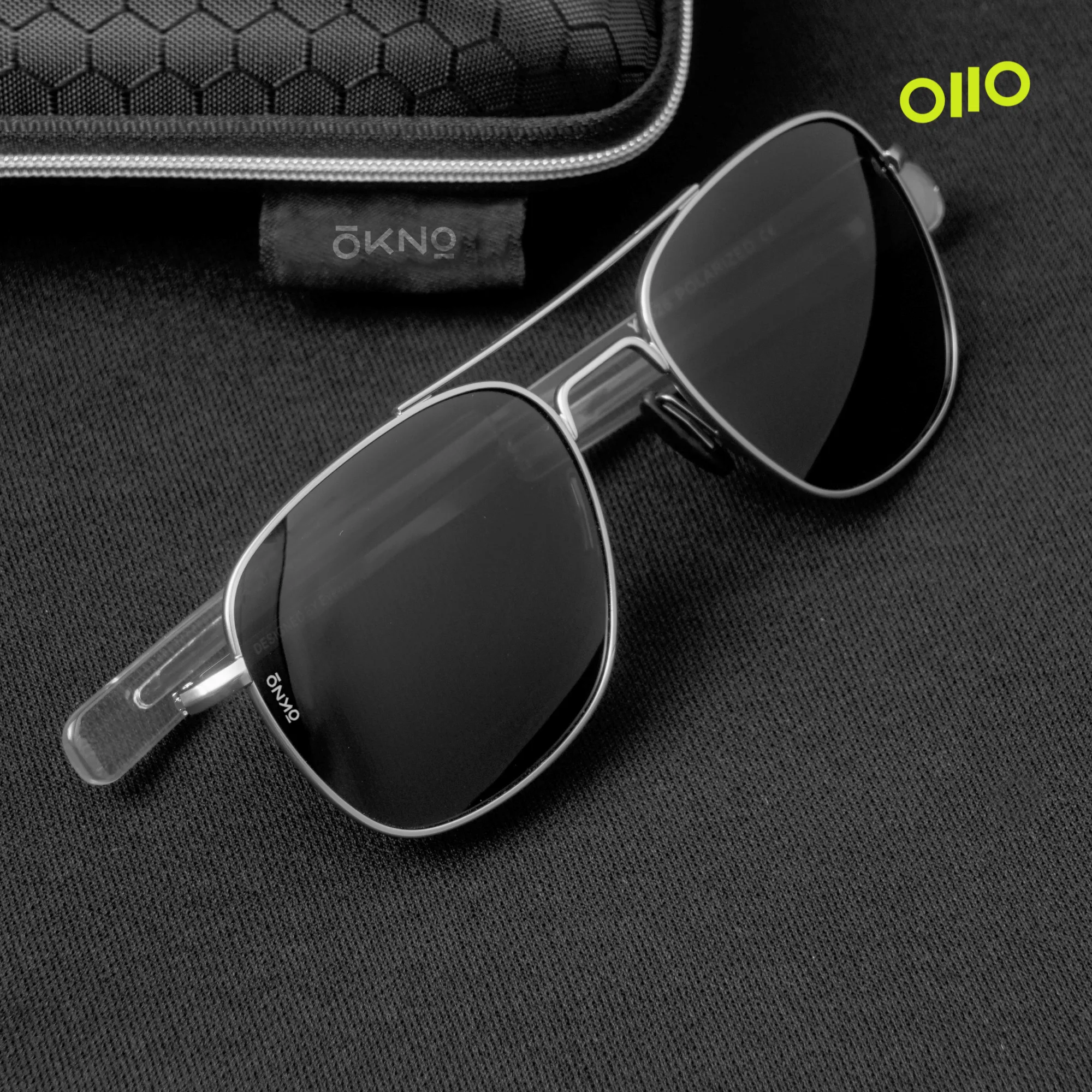 NightFire Silver Black Power Sunglasses