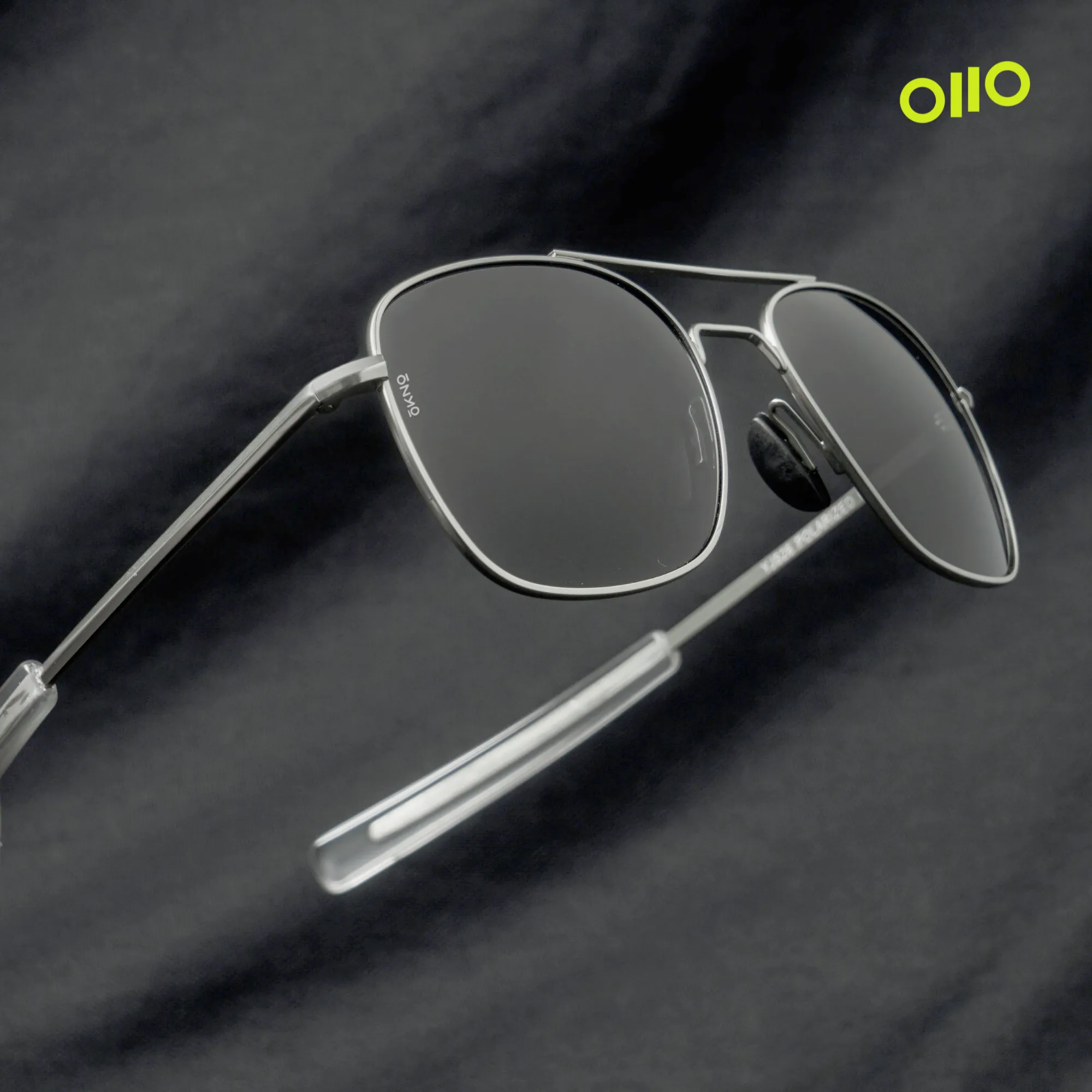 NightFire Silver Black Power Sunglasses