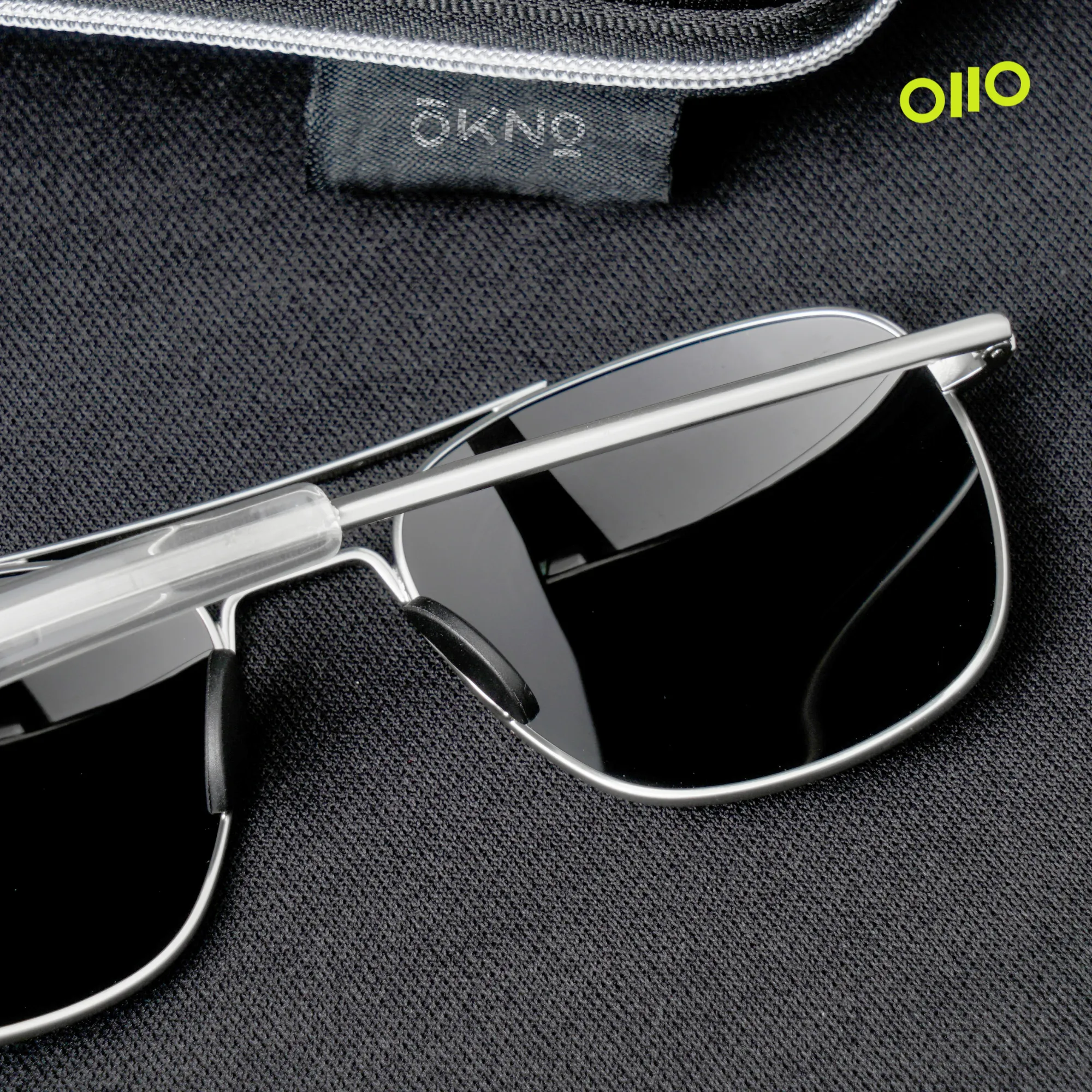 NightFire Silver Black Power Sunglasses