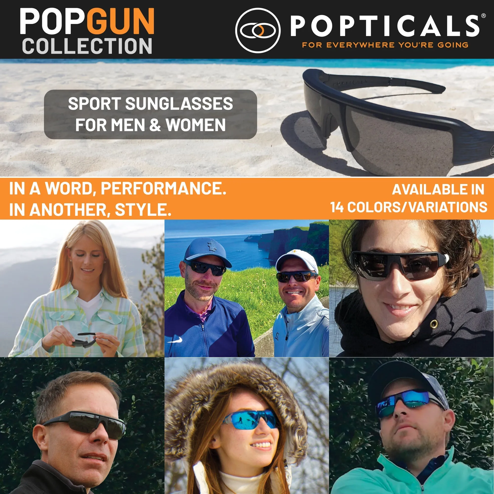 POPGUN | Polarized, Gloss Wine/Black Crystal, Gray Lens