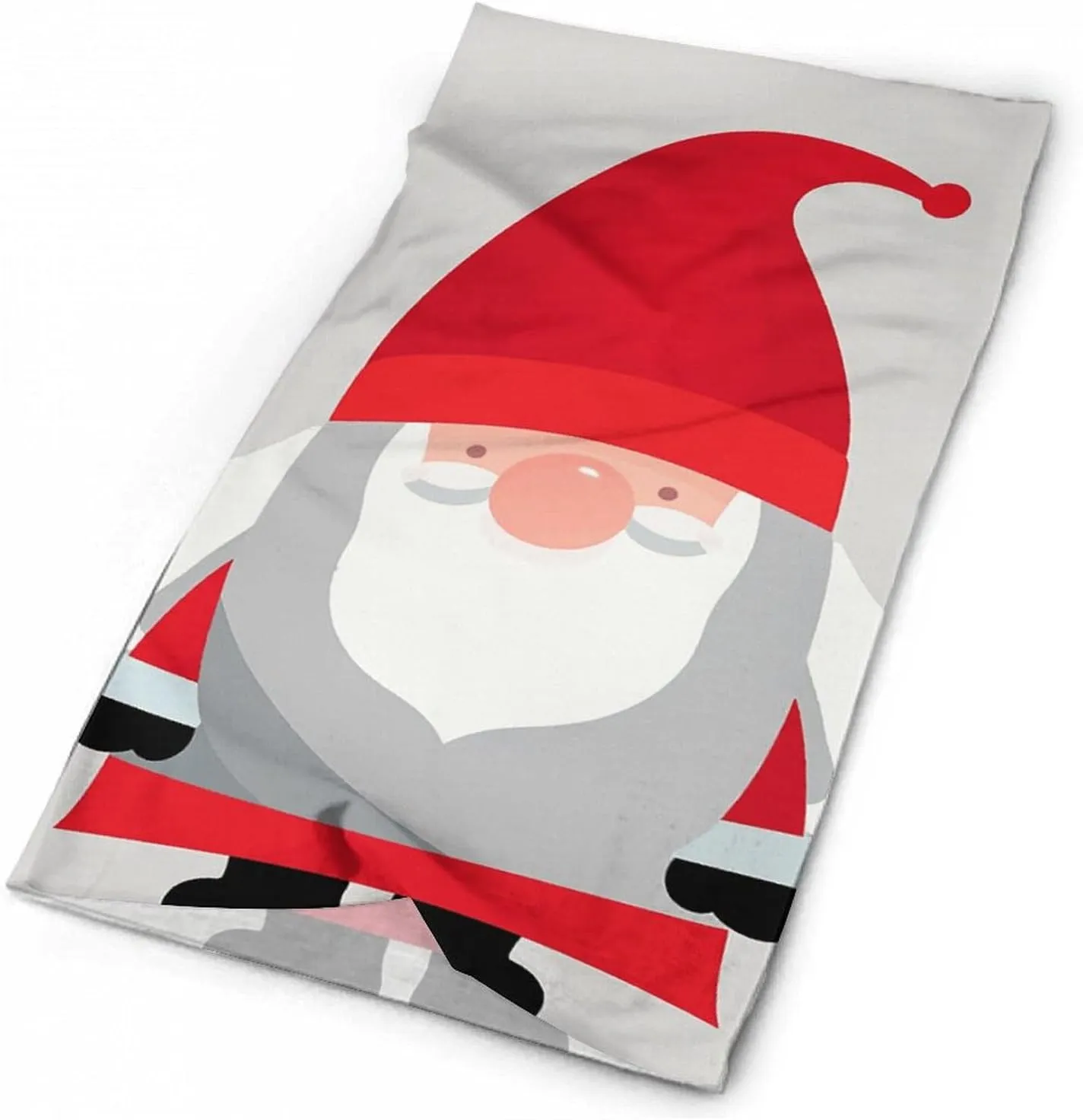 Scarf for Men Women Gnome Neck Gaiter Breathable Bandana Warmer Balaclava Windproof Face Mask Sun Protection Headwear Head Wrap for Skiing Hiking Cycling