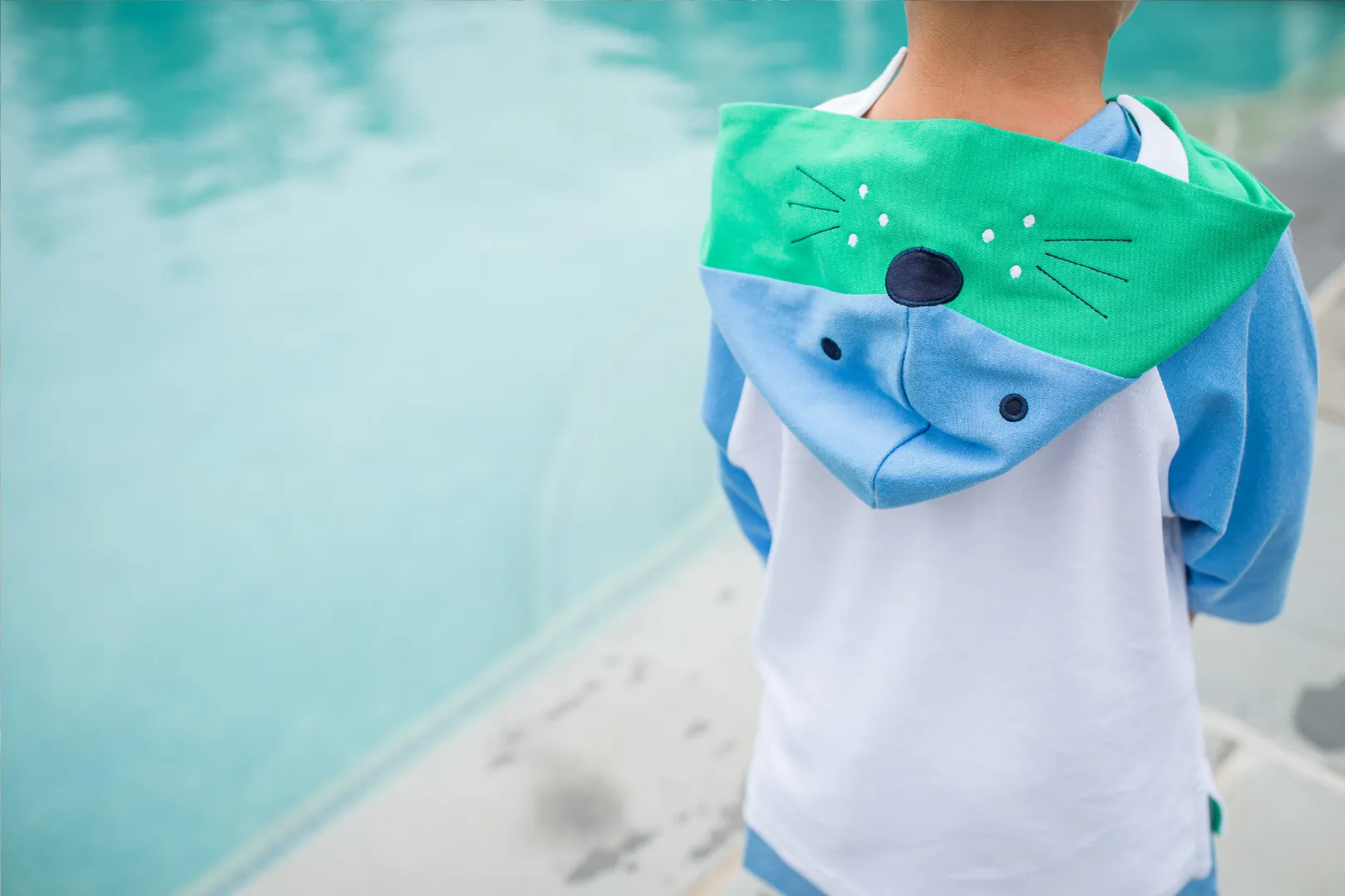 Sea Breeze Walrus Hood Coverup