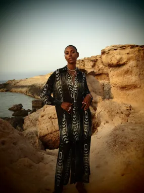 Silk Shirt in Pinea Print