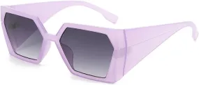 Style Wide-leg Large Frame Sunglasses, Fashionable and Individualized Styling Sunglasses for Men and Women.