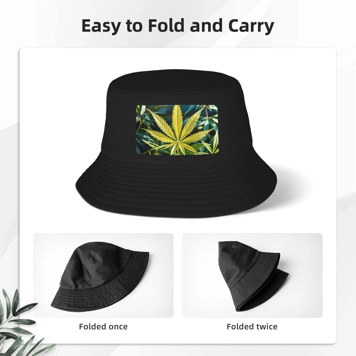 Sun Hats for Women Men Beach Bucket Hat Haunted Horror Wallpaper Hat Cotton Summer Fishing Hat Sun UPF 50 