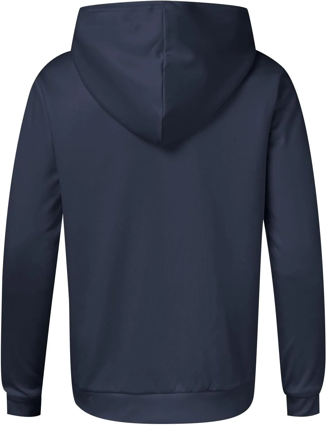 SUWBMHWE Light Jacket Men,Men's Zipper Hoodie Heavyweight Long Sleeve Casual Tops Warm Sweatshirt Jacket with Pocket