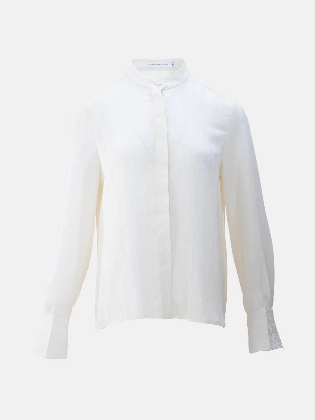 Textured Semi Sheer Blouse